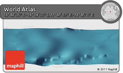 Satellite Panoramic Map of the Area around 18° 31' 34" S, 78° 16' 30" E