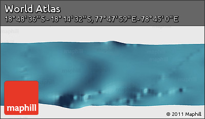 Satellite Panoramic Map of the Area around 18° 31' 34" S, 78° 16' 30" E