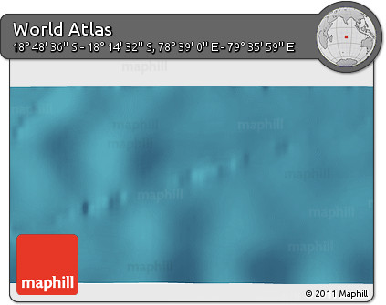 Satellite 3D Map of the Area around 18° 31' 34" S, 79° 7' 30" E