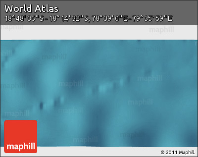 Satellite 3D Map of the Area around 18° 31' 34" S, 79° 7' 30" E