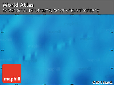 Physical Map of the Area around 18° 31' 34" S, 79° 7' 30" E