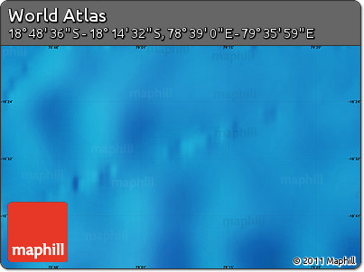 Physical Map of the Area around 18° 31' 34" S, 79° 7' 30" E