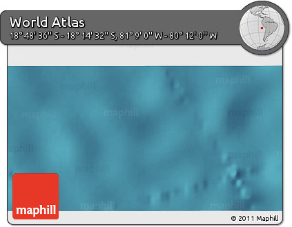Satellite 3D Map of the Area around 18° 31' 34" S, 80° 40' 30" W
