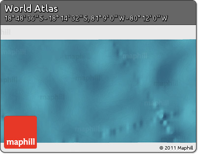 Satellite 3D Map of the Area around 18° 31' 34" S, 80° 40' 30" W