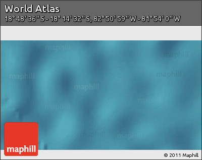 Satellite 3D Map of the Area around 18° 31' 34" S, 82° 22' 30" W