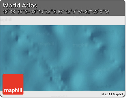 Satellite 3D Map of the Area around 18° 31' 34" S, 83° 13' 29" W
