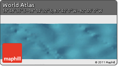 Satellite Panoramic Map of the Area around 18° 31' 34" S, 83° 13' 29" W