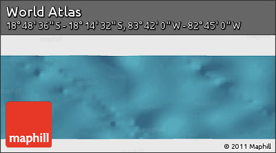 Satellite Panoramic Map of the Area around 18° 31' 34" S, 83° 13' 29" W
