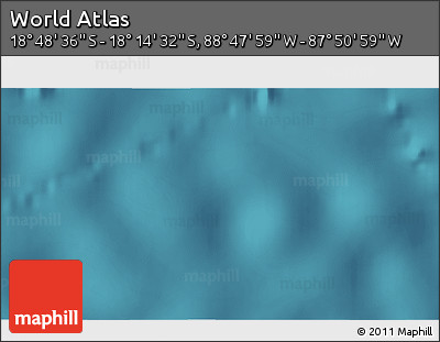 Satellite 3D Map of the Area around 18° 31' 34" S, 88° 19' 29" W