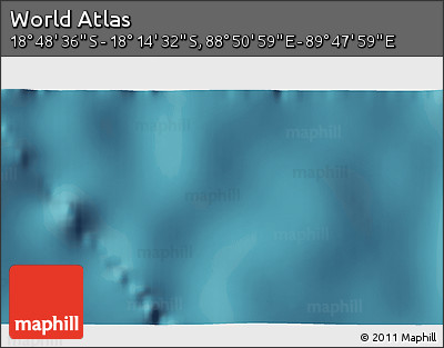 Satellite 3D Map of the Area around 18° 31' 34" S, 89° 19' 29" E