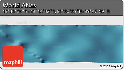 Satellite Panoramic Map of the Area around 18° 31' 34" S, 89° 19' 29" E
