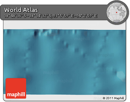 Satellite 3D Map of the Area around 18° 31' 34" S, 93° 34' 29" E