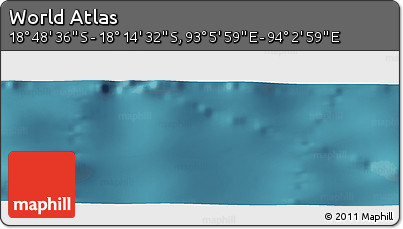 Satellite Panoramic Map of the Area around 18° 31' 34" S, 93° 34' 29" E