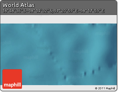 Satellite 3D Map of the Area around 18° 31' 34" S, 97° 49' 29" E