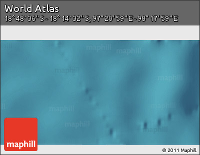 Satellite 3D Map of the Area around 18° 31' 34" S, 97° 49' 29" E