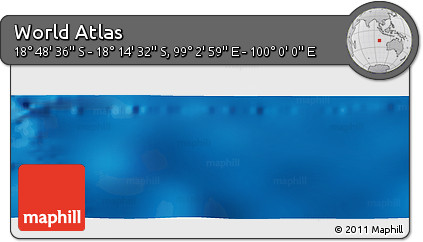 Physical Panoramic Map of the Area around 18° 31' 34" S, 99° 31' 30" E