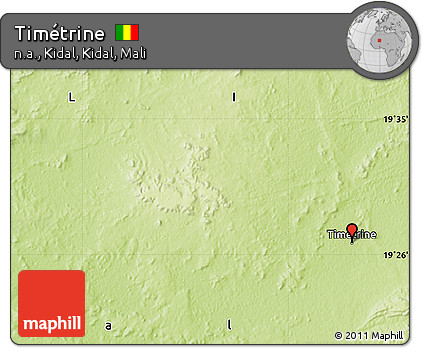 Physical Map of Timétrine