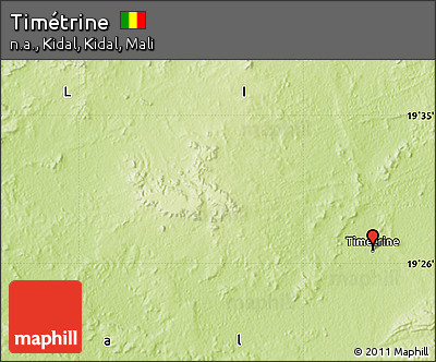 Physical Map of Timétrine