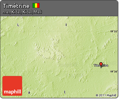 Physical Map of Timétrine