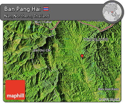 Satellite 3D Map of Ban Pang Hai