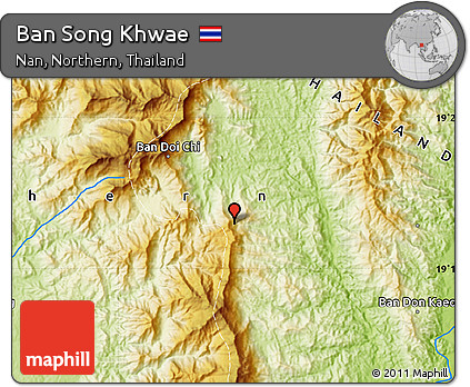 Physical Map of Ban Song Khwae