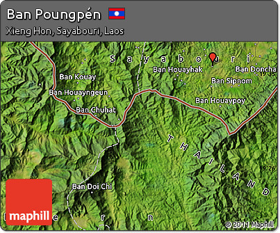 Satellite Map of Ban Poungpén