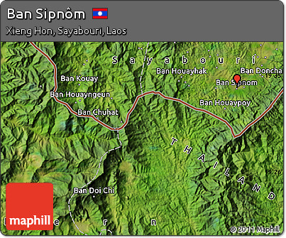 Satellite Map of Ban Sipnôm