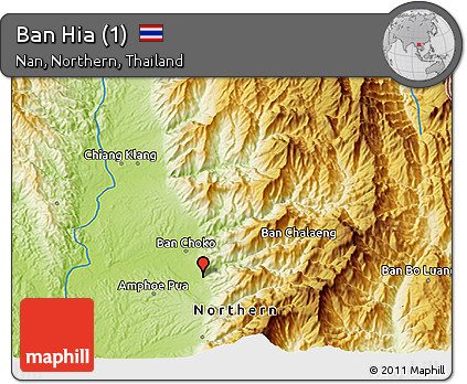 Physical 3D Map of Ban Hia (1)