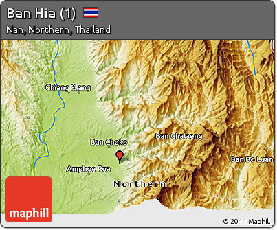 Physical 3D Map of Ban Hia (1)