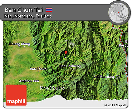 Satellite 3D Map of Ban Chun Tai
