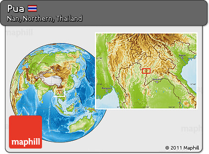Physical Location Map of Pua