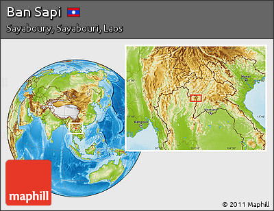 Physical Location Map of Ban Sapi
