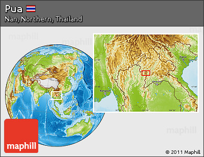 Physical Location Map of Pua