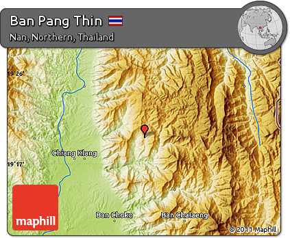 Physical Map of Ban Pang Thin