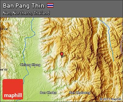 Physical Map of Ban Pang Thin