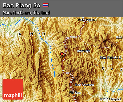 Physical Map of Ban Piang So