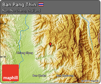 Physical Map of Ban Pang Thin