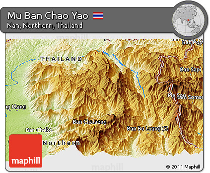 Physical Panoramic Map of Mu Ban Chao Yao