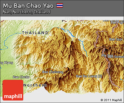 Physical Panoramic Map of Mu Ban Chao Yao