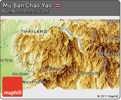 Physical Panoramic Map of Mu Ban Chao Yao