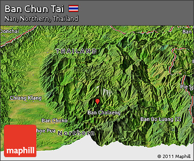 Satellite Panoramic Map of Ban Chun Tai