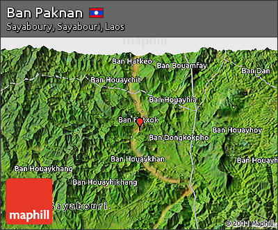 Satellite 3D Map of Ban Paknan