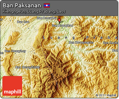 Physical Map of Ban Paksanan