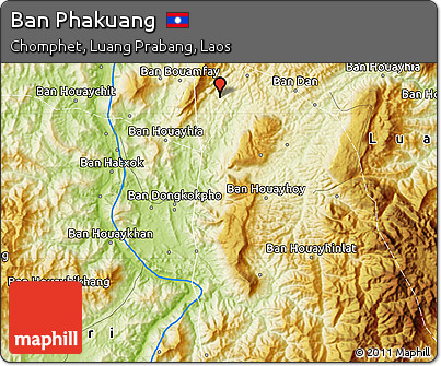Physical Map of Ban Phakuang