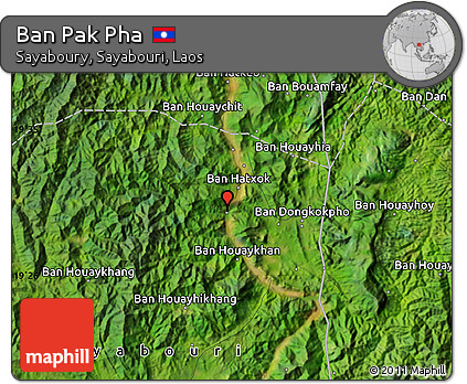 Satellite Map of Ban Pak Pha