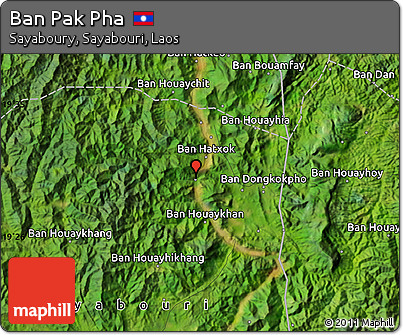 Satellite Map of Ban Pak Pha