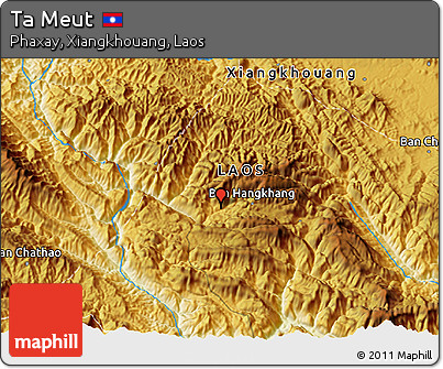 Physical 3D Map of Ta Meut