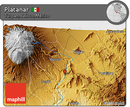 Physical 3D Map of Platanar