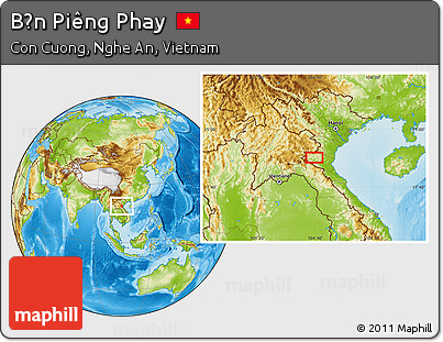 Physical Location Map of Bản Piêng Phay