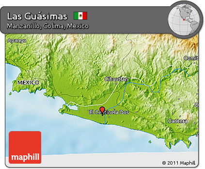 Physical 3D Map of Las Guásimas